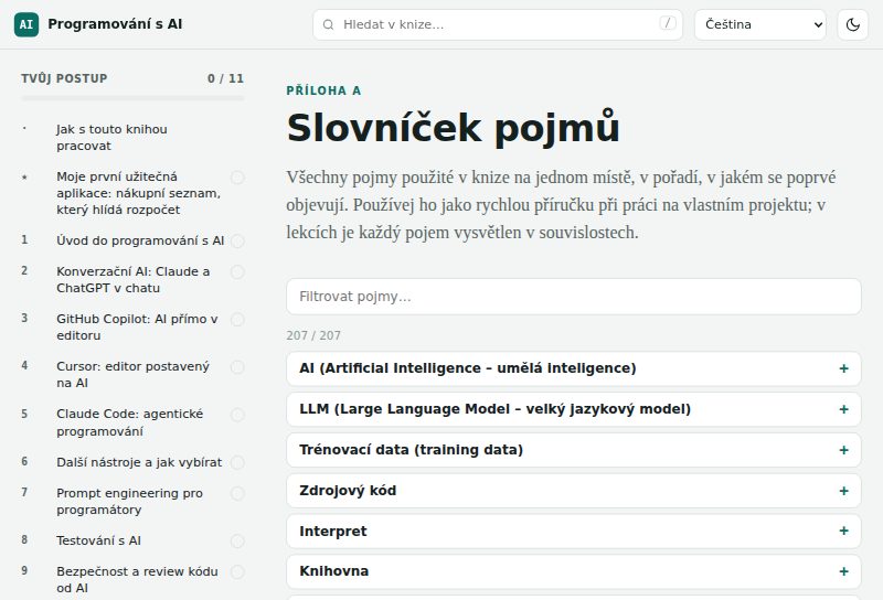 Prohledávatelný slovníček 207 pojmů