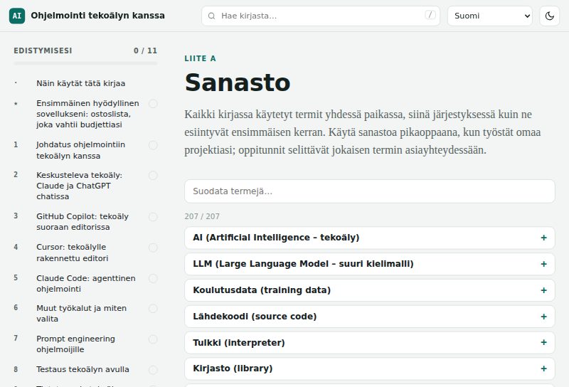 Haettava 207 termin sanasto