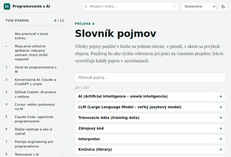 Prehľadávateľný slovník 207 pojmov