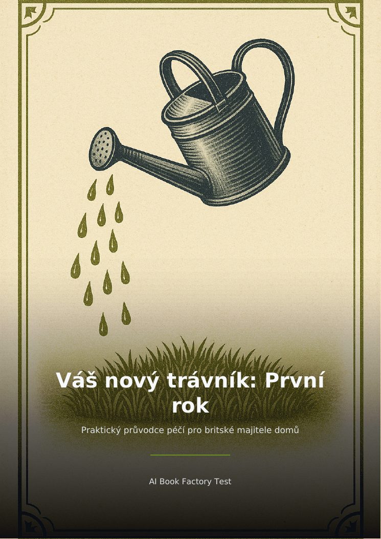Classic cover of Váš nový trávník: První rok
